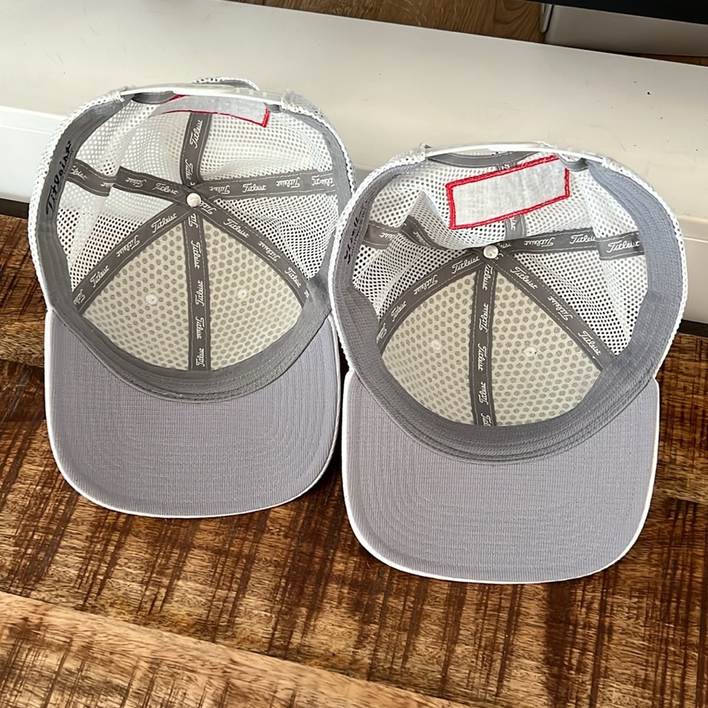Titleist PRO V1 Tour Only golf hats white with navy - Picture 5 of 5